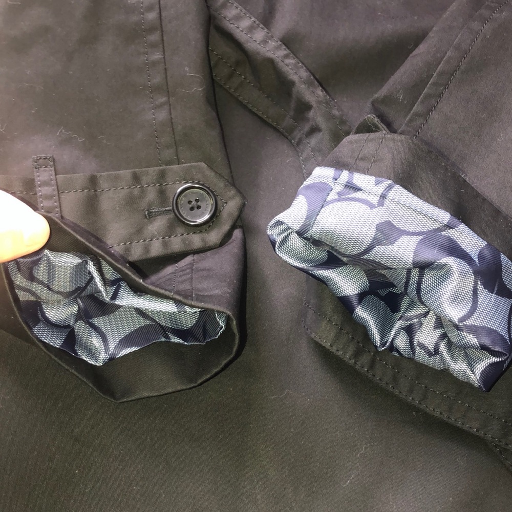 Coach short trench coat - Picture 3 of 7